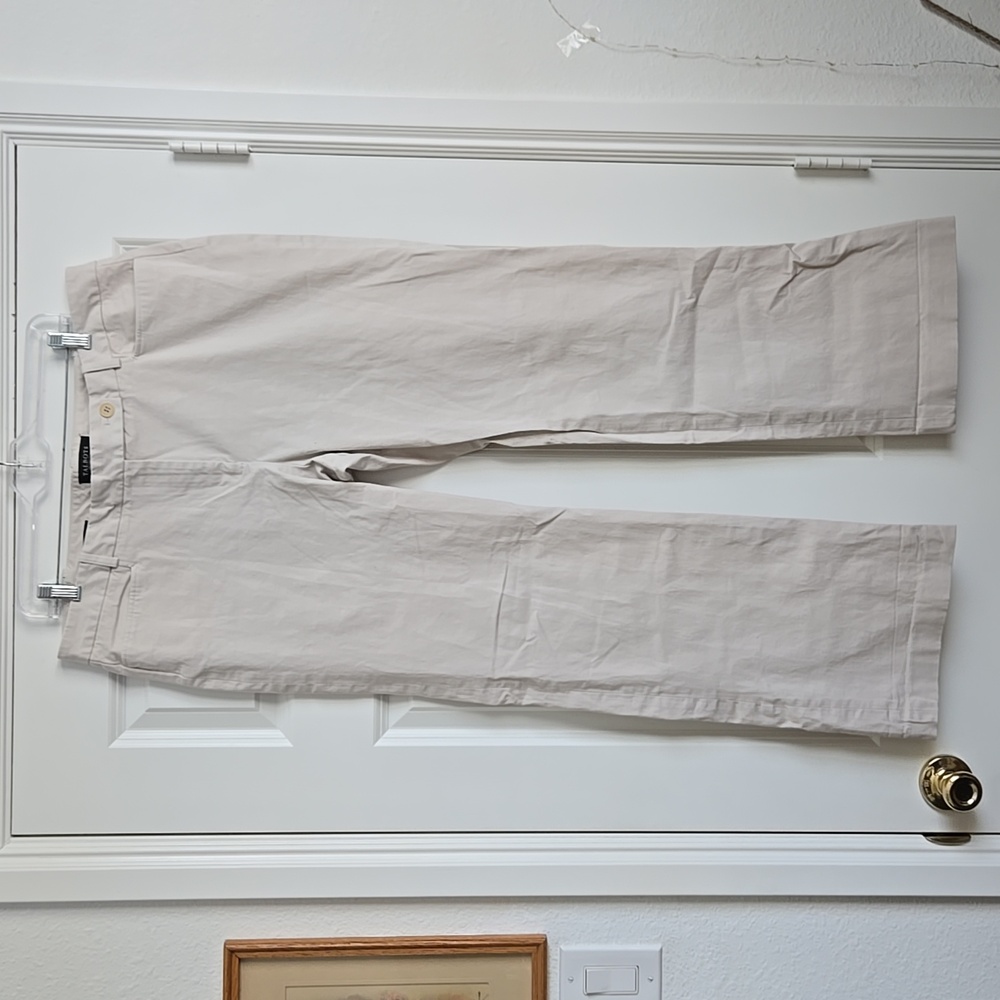 Talbots creme color pants